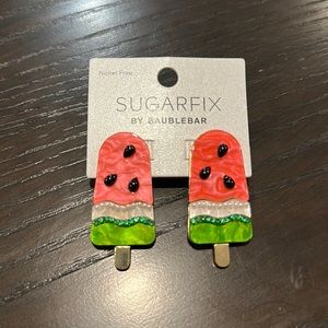 Watermelon Popsicle Earrings